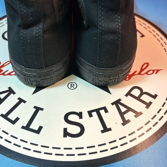 Converse Women's Chuck Taylor High Top in Black Monochrome - Picture 3 of 6